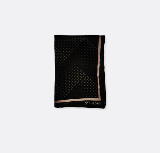 Seamless Geometric Dotted - Silk Pocket Square by Monzoro – view 2