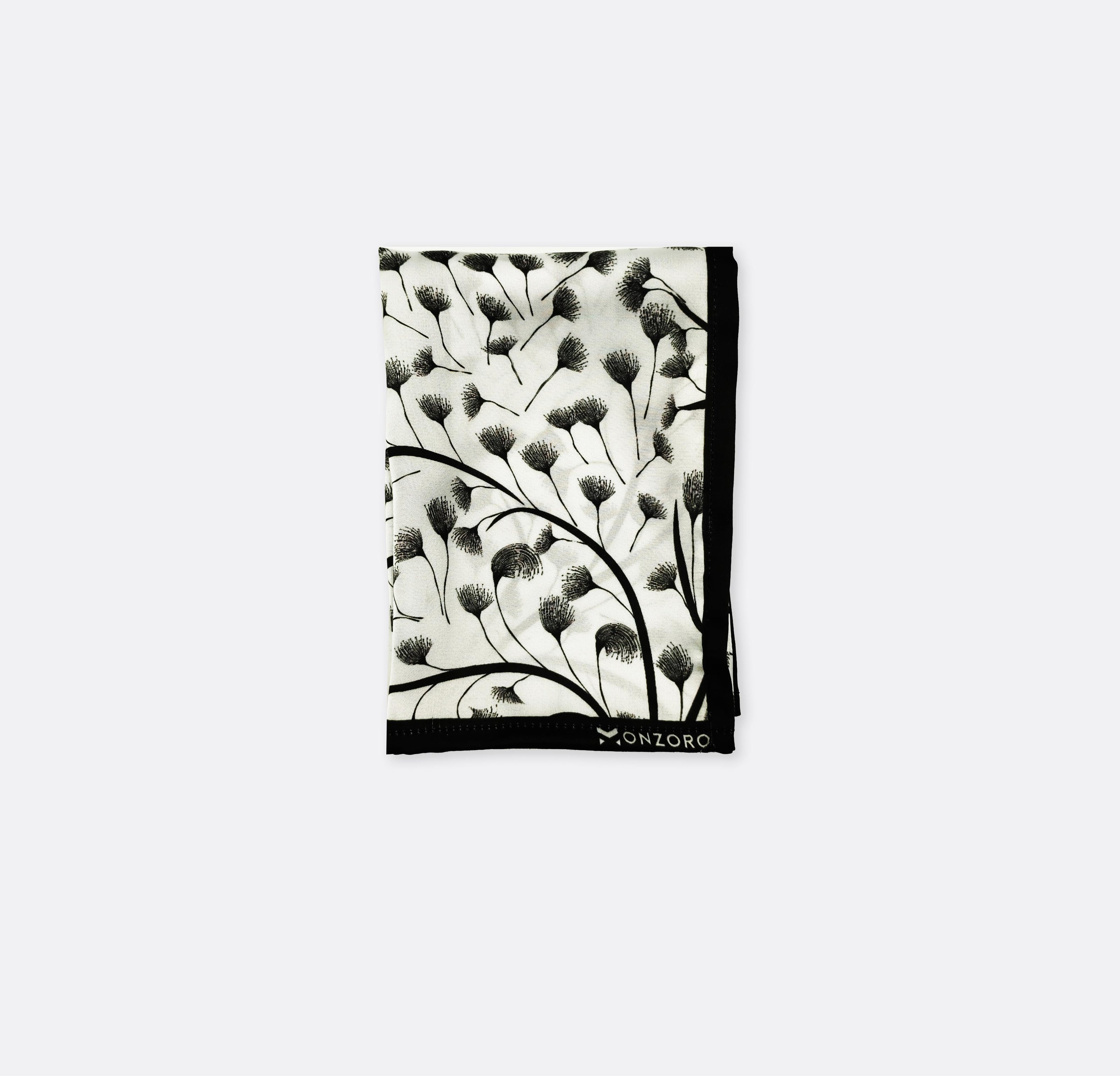 Modern Floral - Silk Pocket Square by Monzoro – view 2