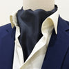 Charcoal Plain - Silk Men Ascot by Monzoro