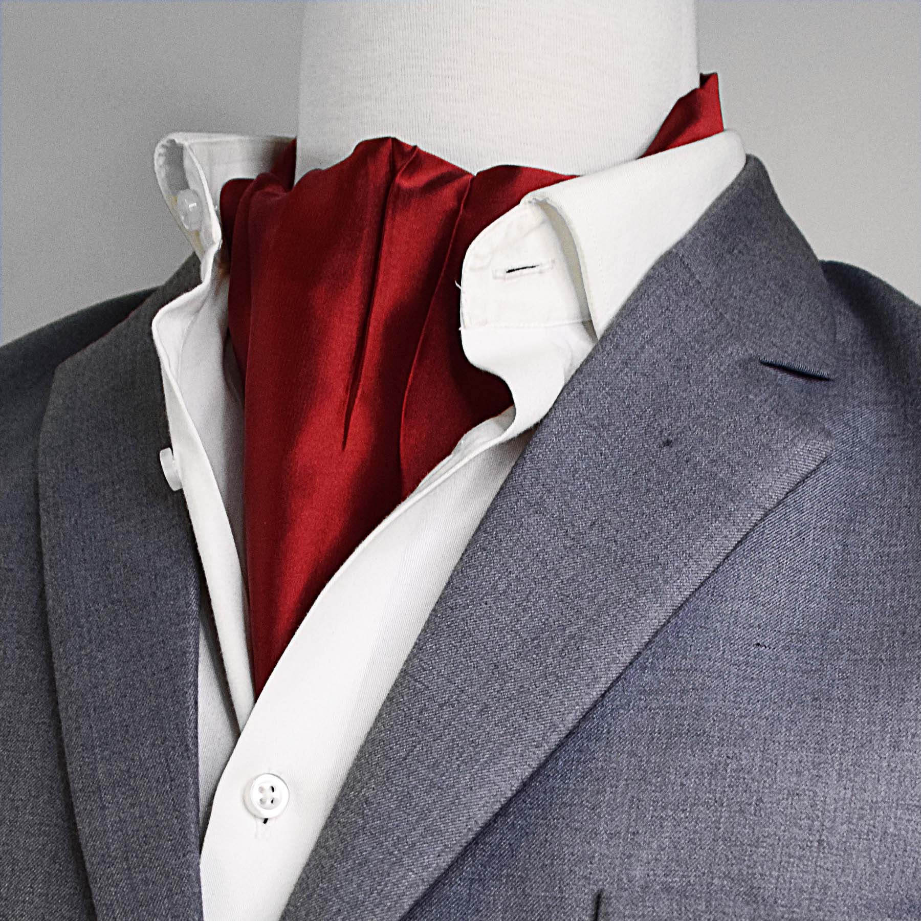 Bordeaux Wine - Men Silk Ascot by Monzoro – view 4