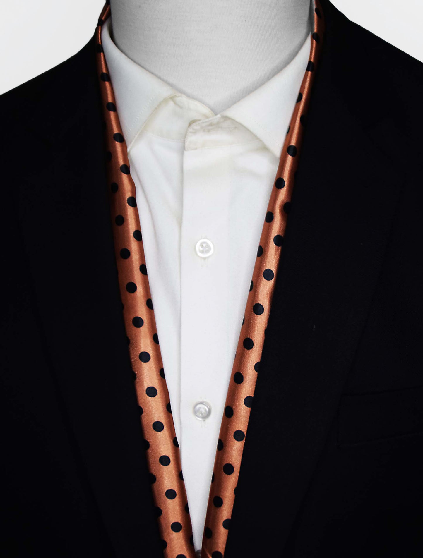 Coral Sands Polka Dot - Silk Men Scarf
