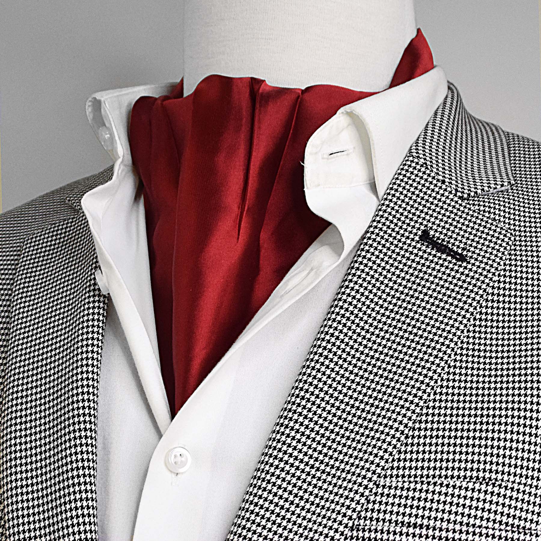 Bordeaux Wine - Men Silk Ascot by Monzoro – view 5