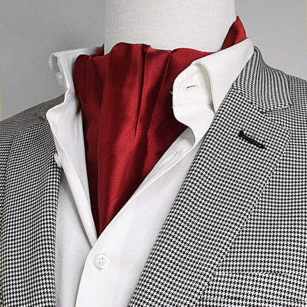 Bordeaux Wine - Men Silk Ascot by Monzoro – view 5