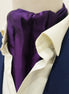 Royal Purple - Men Silk Ascot by Monzoro