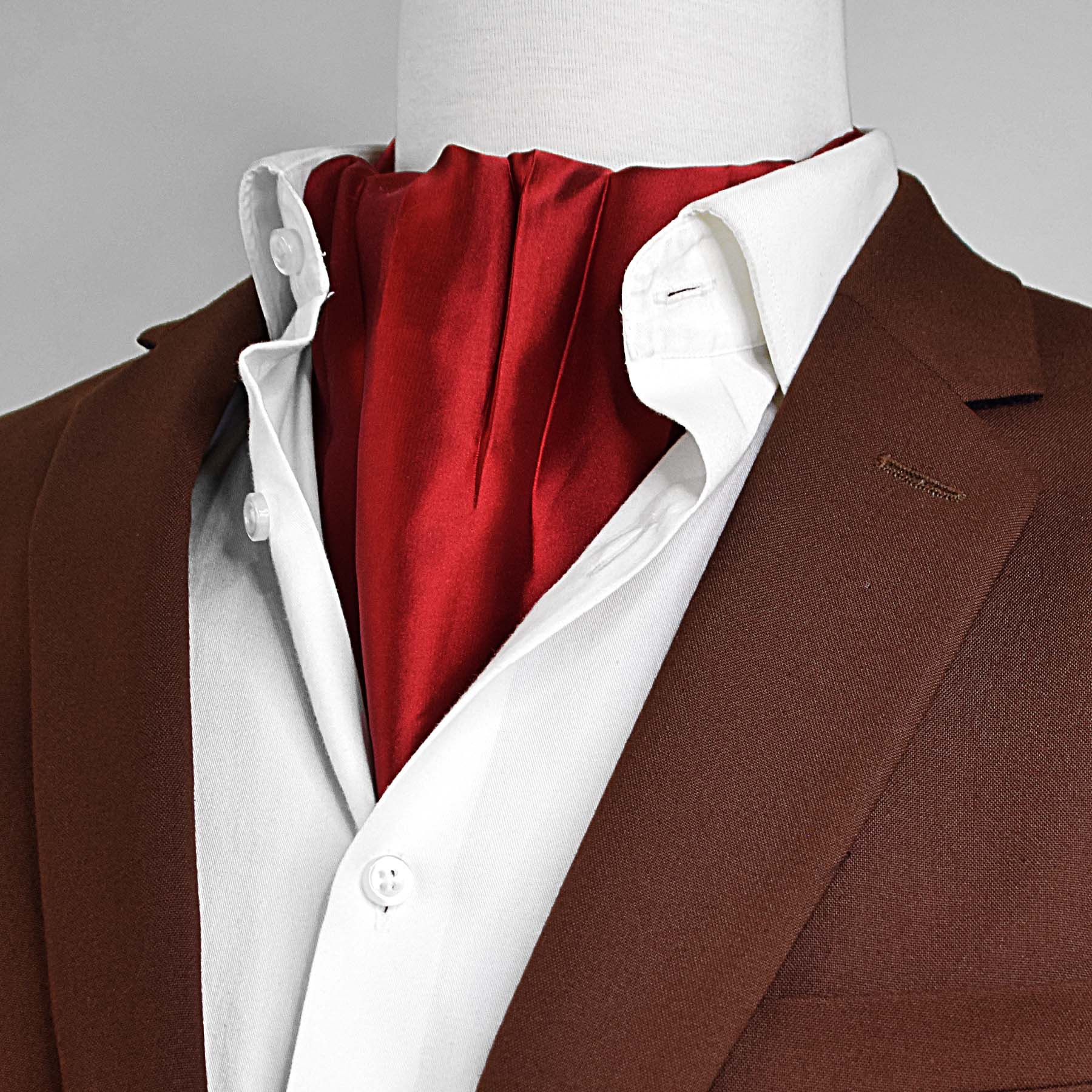 Bordeaux Wine - Men Silk Ascot by Monzoro – view 3