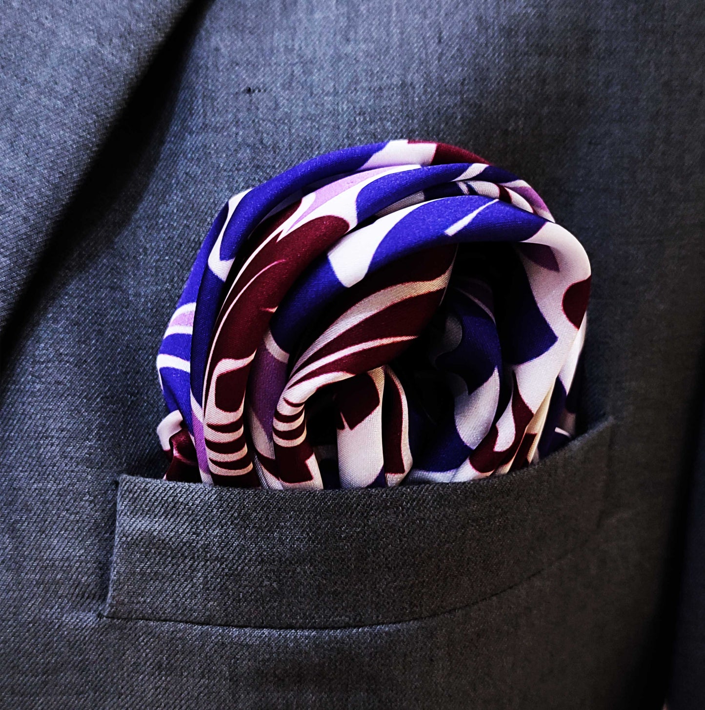 Antique Abstract - Silk Pocket Square