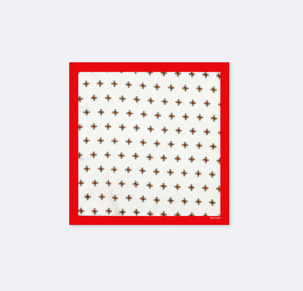 Red Potion - Silk Pocket Square by Monzoro