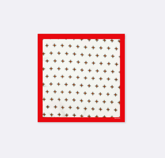 Red Potion - Silk Pocket Square by Monzoro