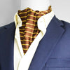 Yellow Cane Hazel Silk Ascot by Monzoro