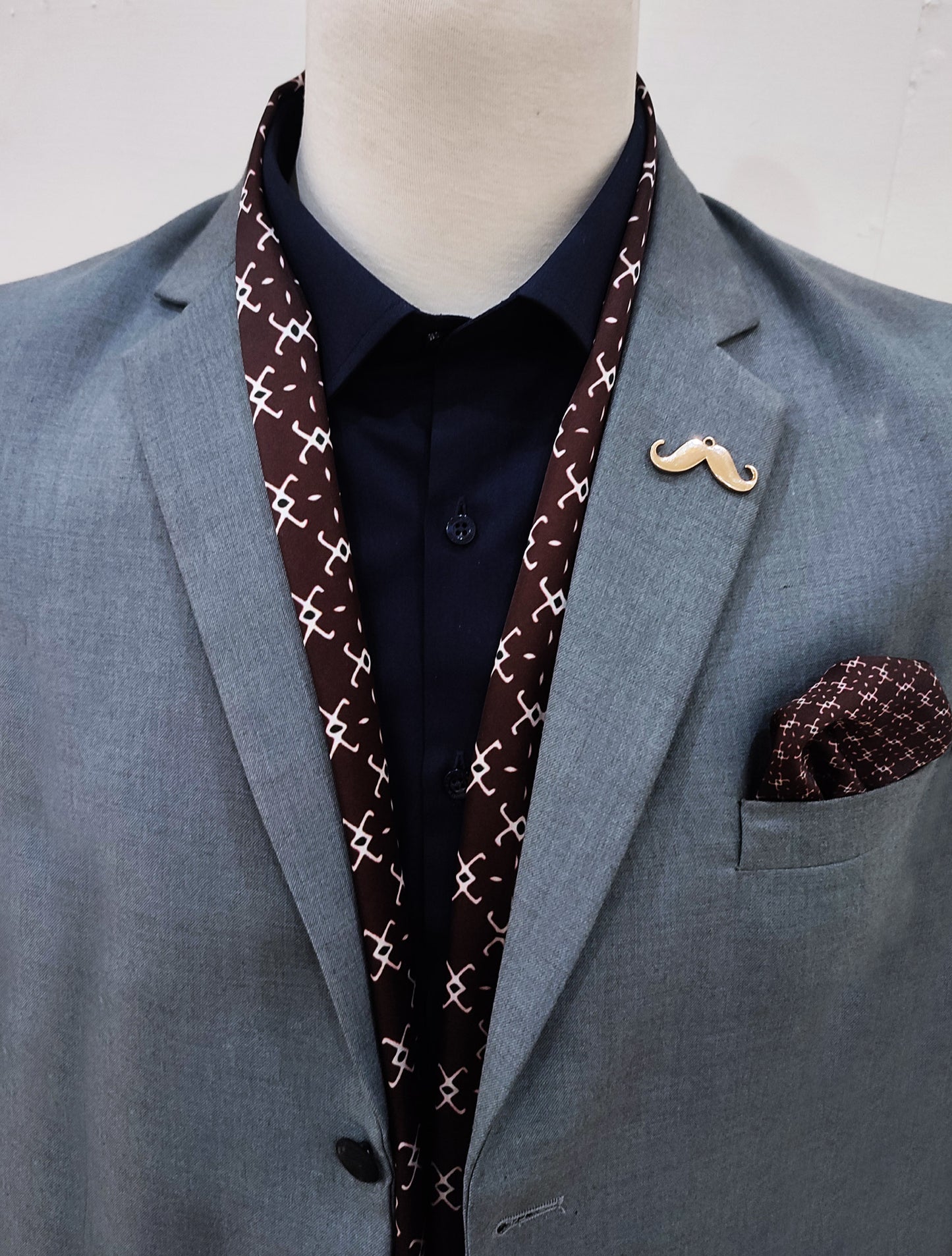 Burberry Chocolate Silk Scarf Set