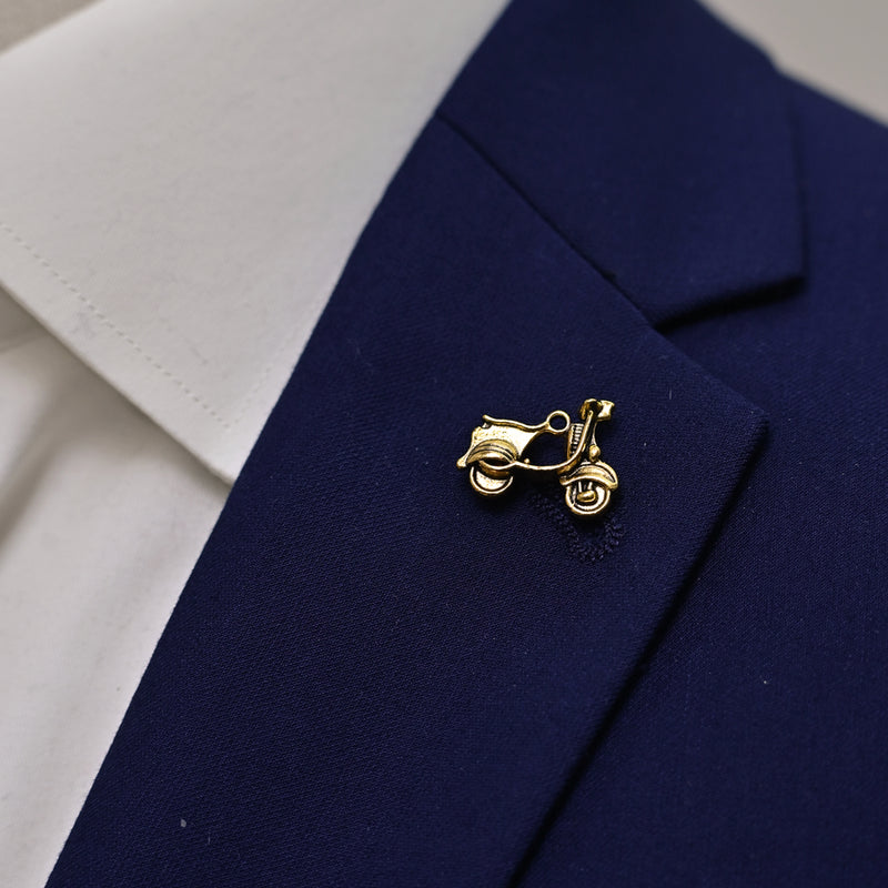 Mini Scooter - Golden Lapel Pins