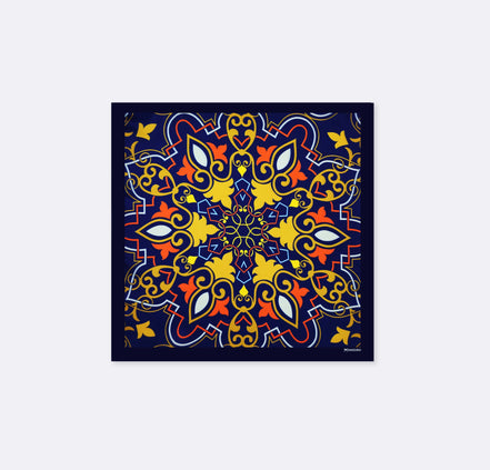 Traditional Ethnic - Silk Pocket Square by Monzoro