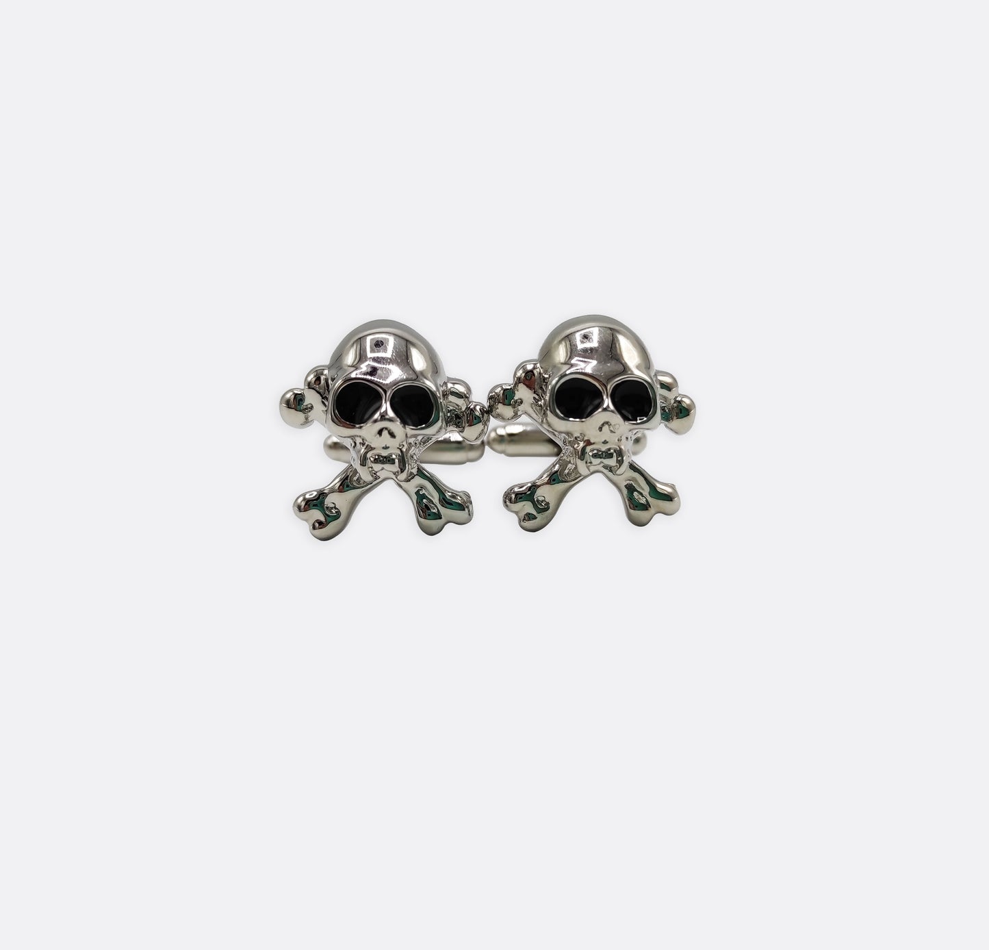 Skull and Bones – Silver Mens Cufflinks