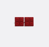 Building Block Red – Metal Cufflinks