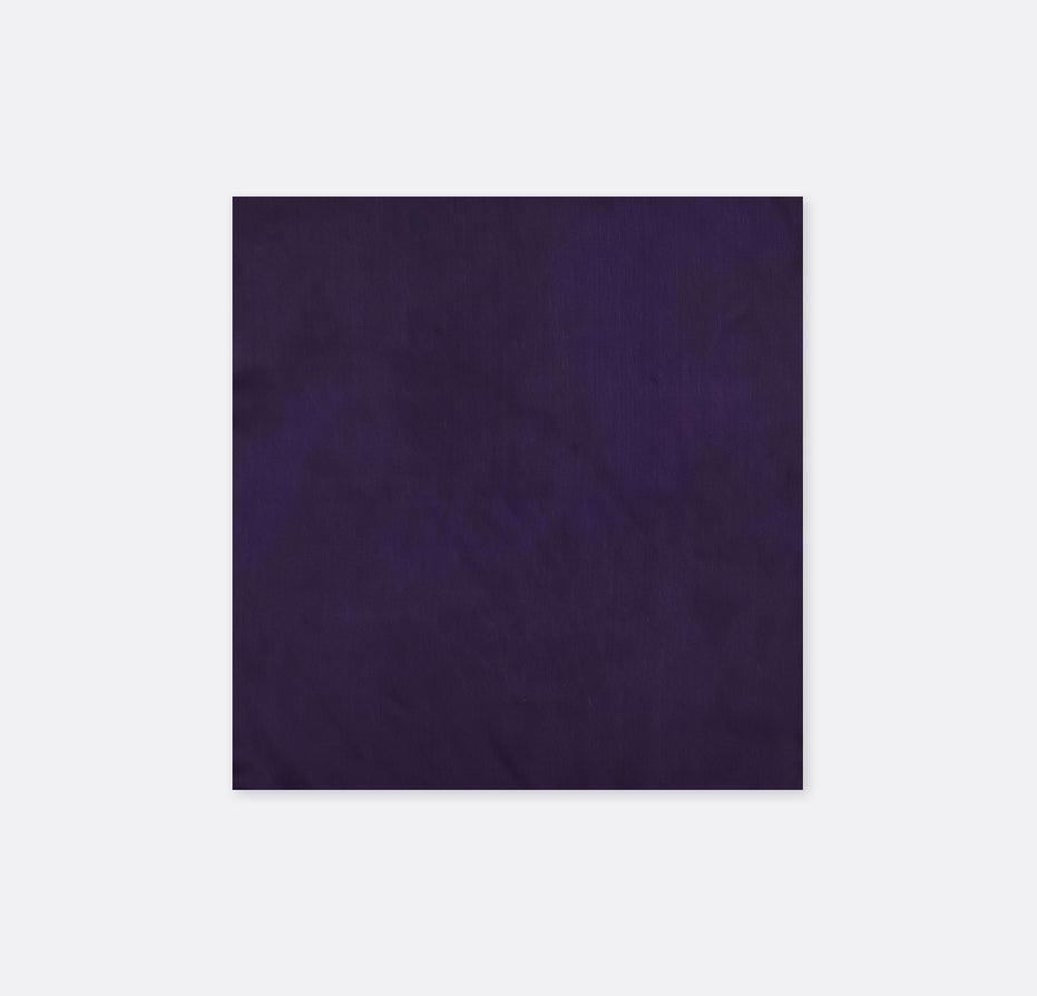Dark Mauve Solid Silk Pocket Square by Monzoro