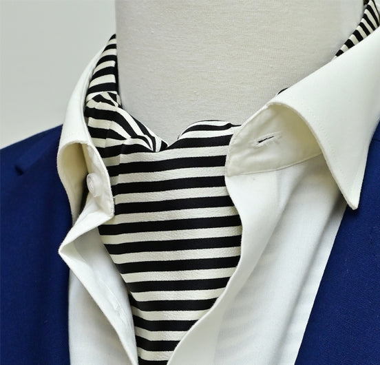 Retro Run Silk Ascot by Monzoro