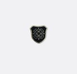 Turkish Knight Shield – Black And Silver Lapel Pins