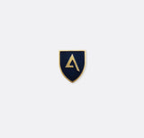 Classic Knight Shield – Blue And Gold Lapel Pins
