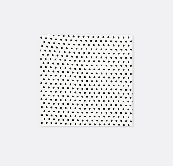 Snow White Base Polka - Silk Pocket Square by Monzoro