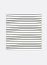Sleek Black & White Stripes - Silk Pocket Square by Monzoro