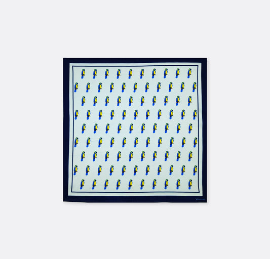 Macaw – Silk Pocket Square