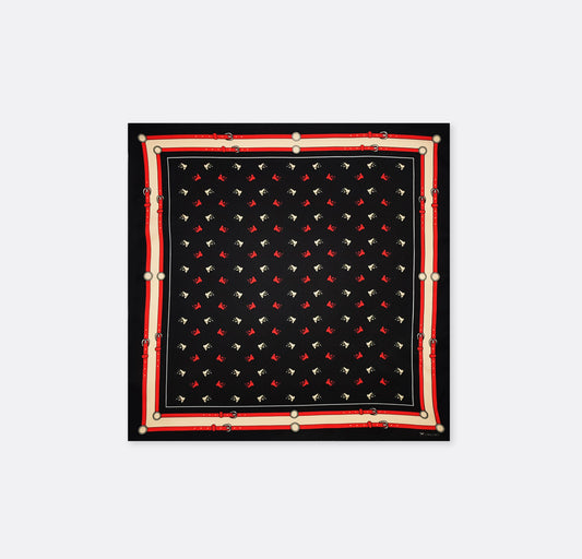 Abstract Horse – Silk Pocket Square