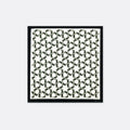 Infinite Geometric Loop – Silk Pocket Square by Monzoro