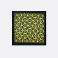 Mustard Botanical – Silk Pocket Square by Monzoro