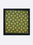 Mustard Botanical – Silk Pocket Square by Monzoro