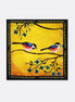 Morning Bird – Silk Pocket Square by Monzoro