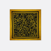 Chinese Floral Art – Silk Pocket Square by Monzoro