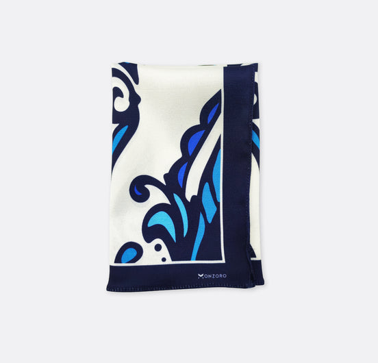 The Floral Souk – Silk Pocket Square by Monzoro – view 2