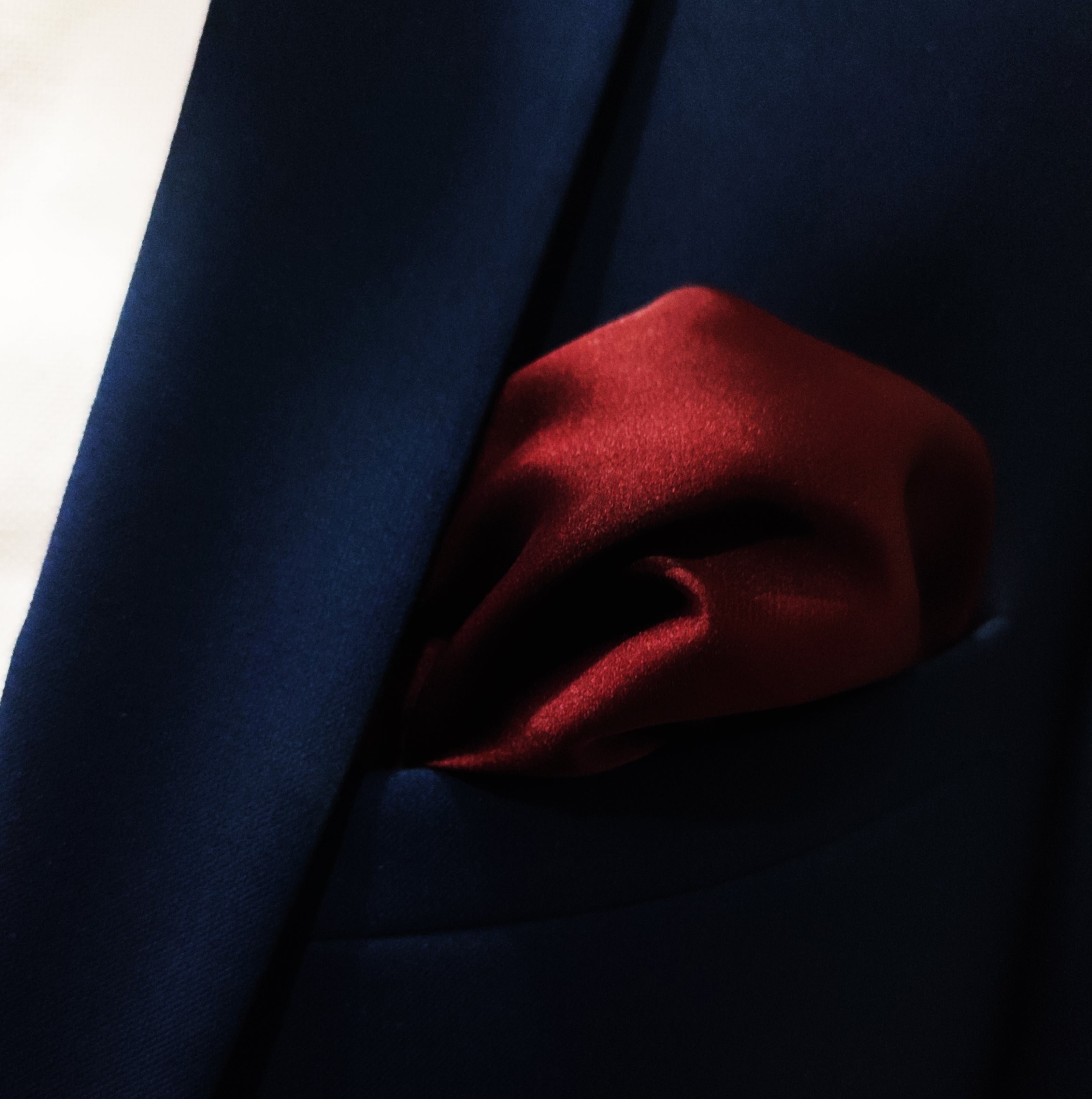 Bordeaux Wine Solid - Silk Pocket Square by Monzoro – view 5