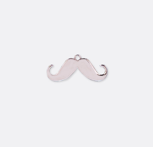 Silver Moustache – Silver Lapel Pin