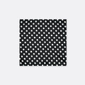 Black Base Polka - Silk Pocket Square by Monzoro