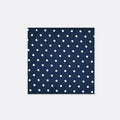 Blue Polka Drops - Silk Pocket Square by Monzoro