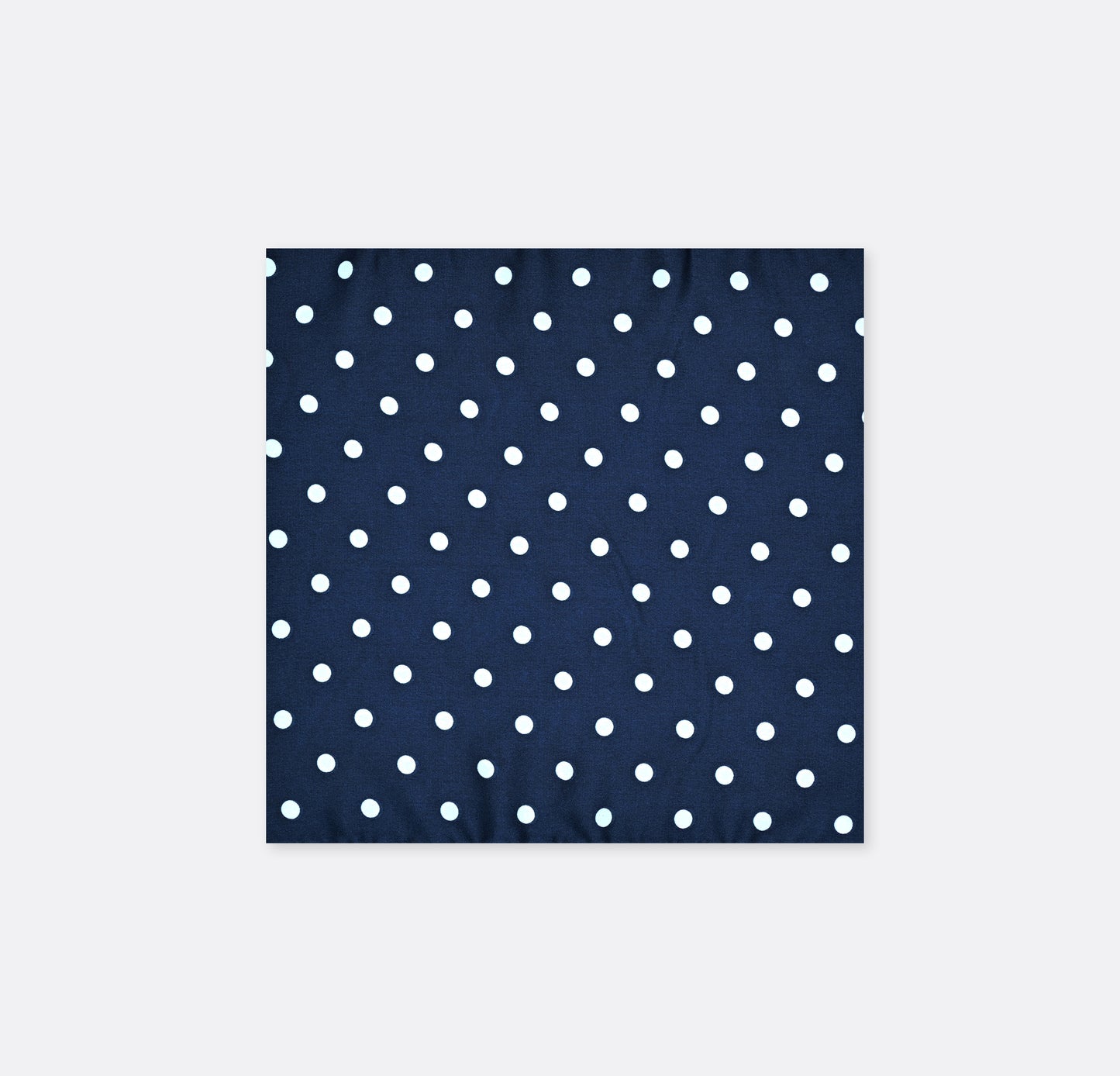 Blue Polka Drops - Silk Pocket Square