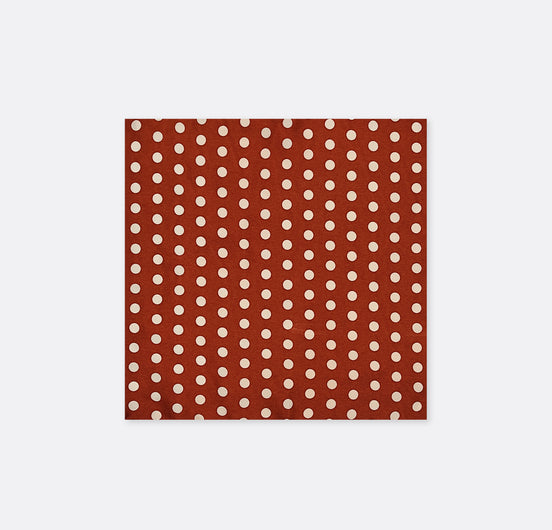 Copper Base Polka - Silk Pocket Square by Monzoro