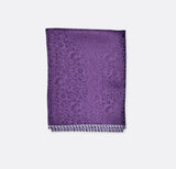 Paisley Purple Self Tie & Pocket Square Set