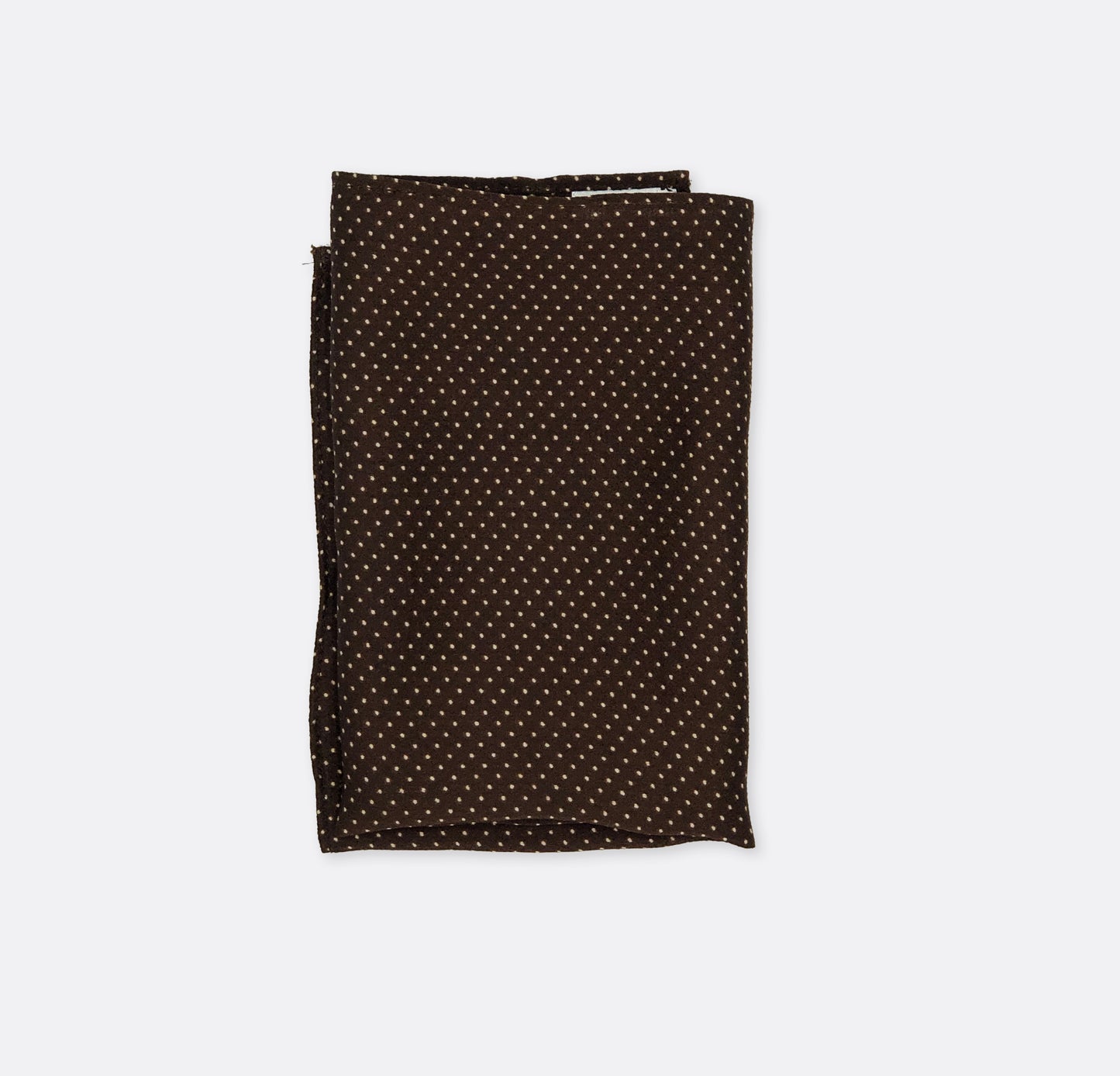 Brown Dot Polka - Silk Pocket Squares