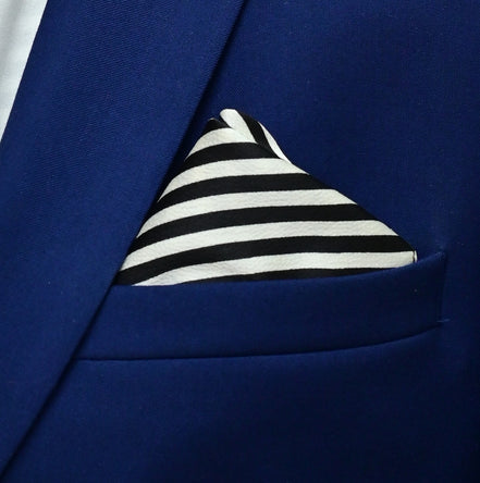 Retro Run Silk Pocket Square by Monzoro – view 3