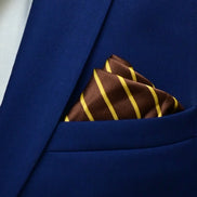 Yellow Cane Hazel - Silk Pocket Square by Monzoro – view 3