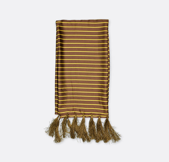 Yellow Cane Hazel Silk Men Scarf by Monzoro – view 2