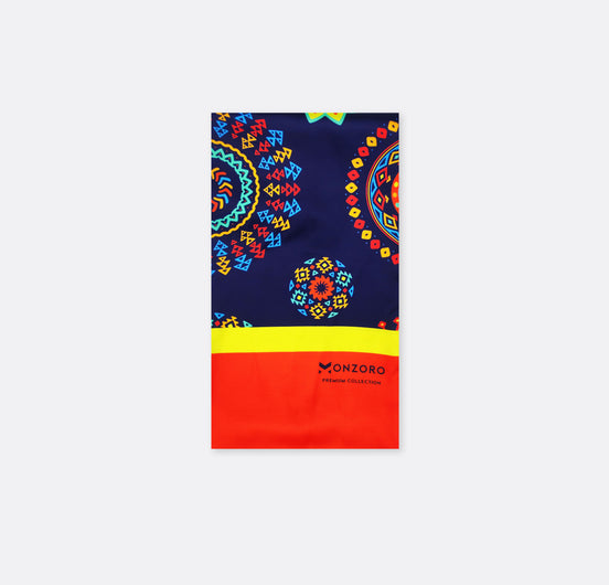Truck Art Ethnic Silk Scarf by Monzoro – view 2