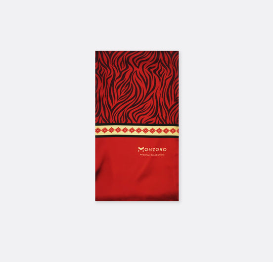 Red Velvet - Silk Scarf by Monzoro – view 2