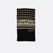 Black & Gold Reversible - Silk Men Scarf by Monzoro – view 2