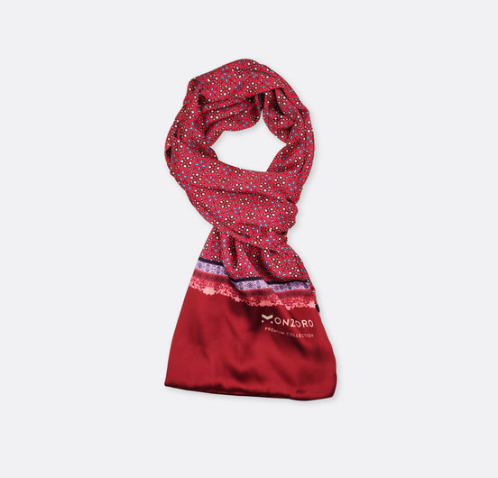 Seamless Repeat Pattern Silk Men Scarf by Monzoro