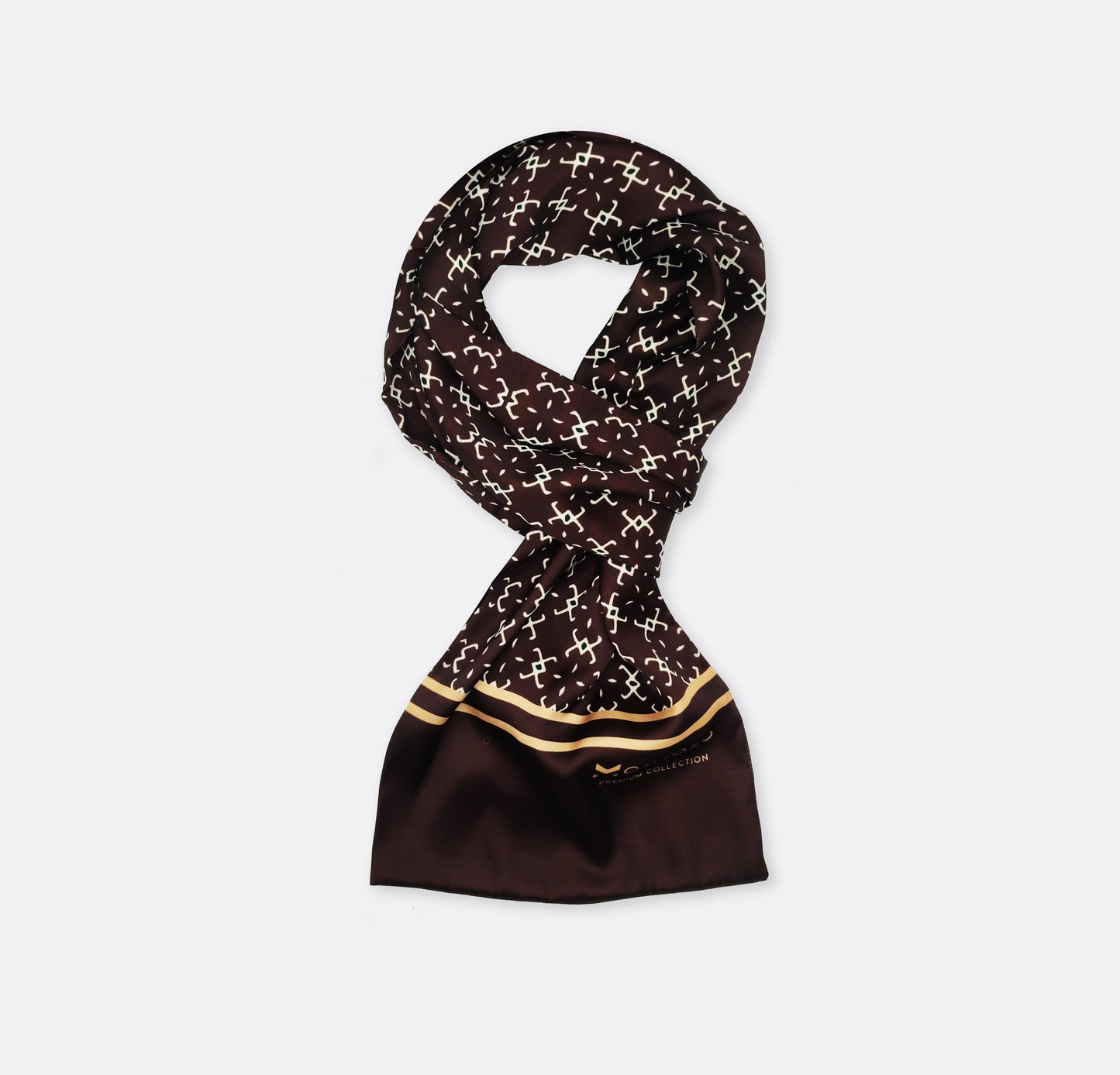 Burberry Chocolate Silk Scarf