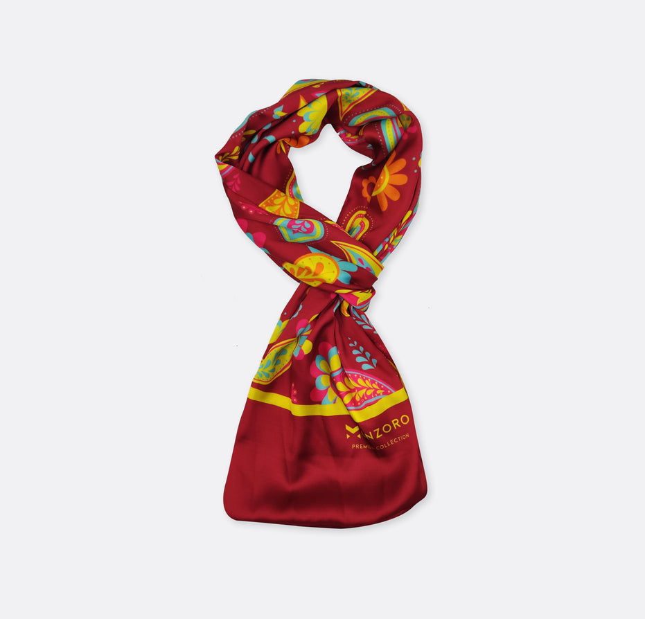 Paisley Shape - Silk Men Scarf by Monzoro