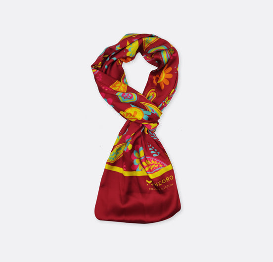 Paisley Shape - Silk Men Scarf by Monzoro